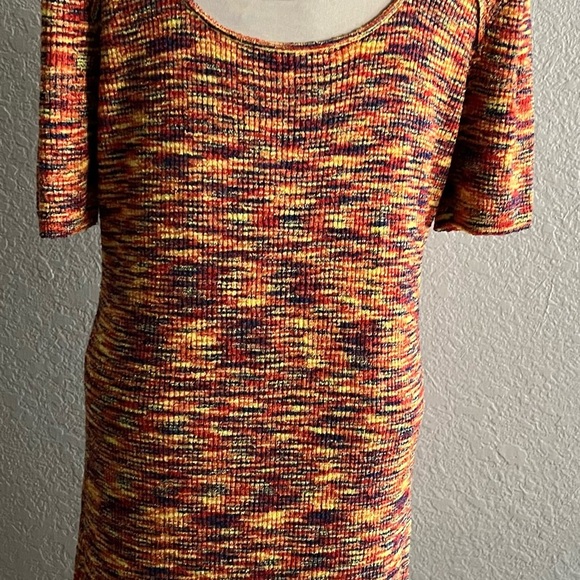 Anthropologie Current Air cutout knit mini dress multicolor size 2X plus - Picture 3 of 4